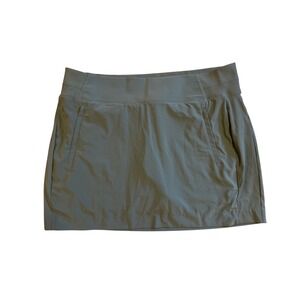 Athleta Womens Size 18 Green Athletic Skirt Skort Built-in Shorts Golf Tennis
